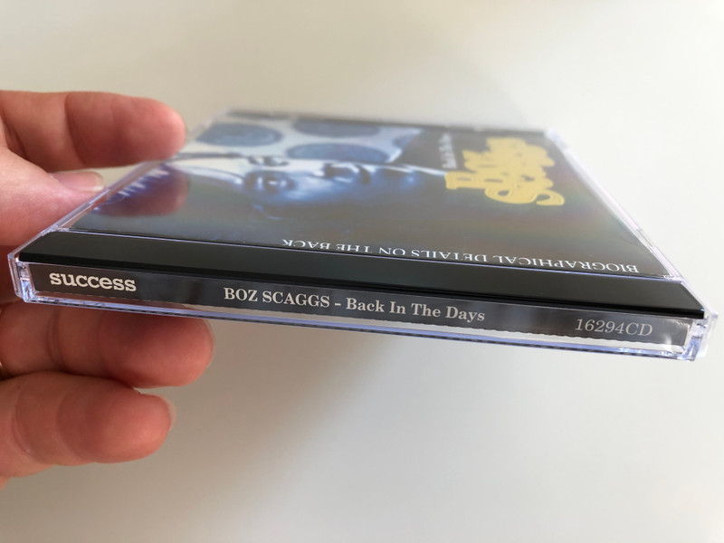 Boz Scaggs ‎– Back In The Days / Biographical Details On The Back / Success ‎Audio CD 1996 / 16294CD