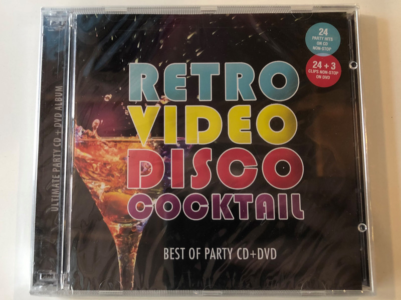 Retro Video Disco Cocktail - Best Of Party CD + DVD / Cocktail Records Audio CD + DVD / PSP301