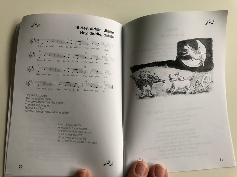 PONS Sing-a-Song - Angol gyermekdalok - Audio CD és dalosfüzet / English children's songs for Hungarians with audio CD & song book with musical sheets / 4-9 éves gyermekeknek / Klett kiadó 2004 (97896396413936)