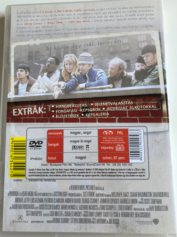 Welcome to Collinwood DVD 2002 Széftörők / Directed by Anthony & Joe Russo / Starring: William H. Macy, Isaiah Washington, Sam Rockwell (5999551920583)