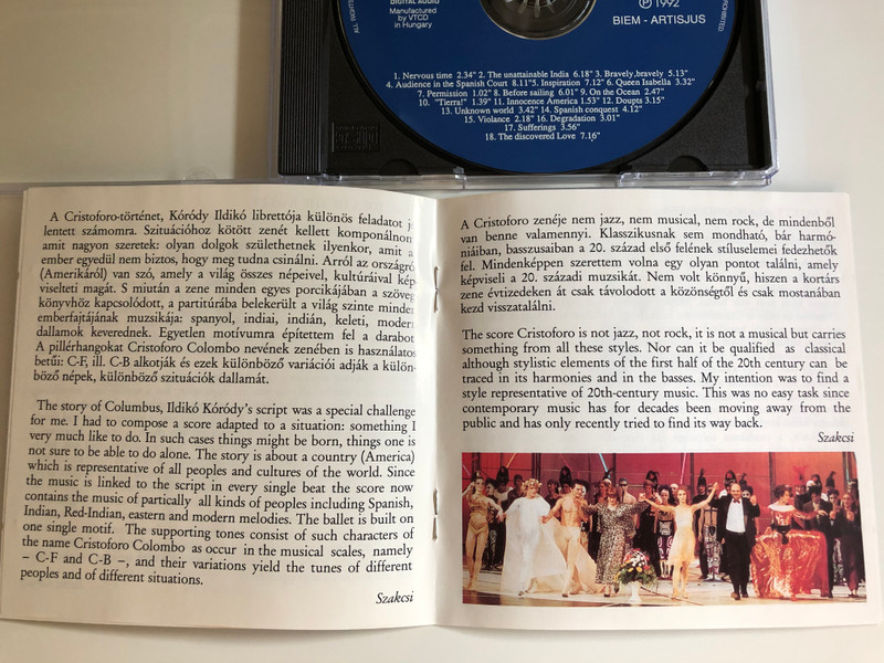 Szakcsi - Cristoforo / Lobosound Audio CD 1992 Stereo / LSCD 001