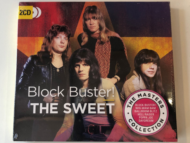 Block Buster! - The Sweet ‎/ The Masters Collection / Block Buster!, Wig Wam Bam, Ballroom Blitz, Hell Raiser, Poppa Joe, Daydream / BMG 2x Audio CD 2018 / BMGCAT277DCD