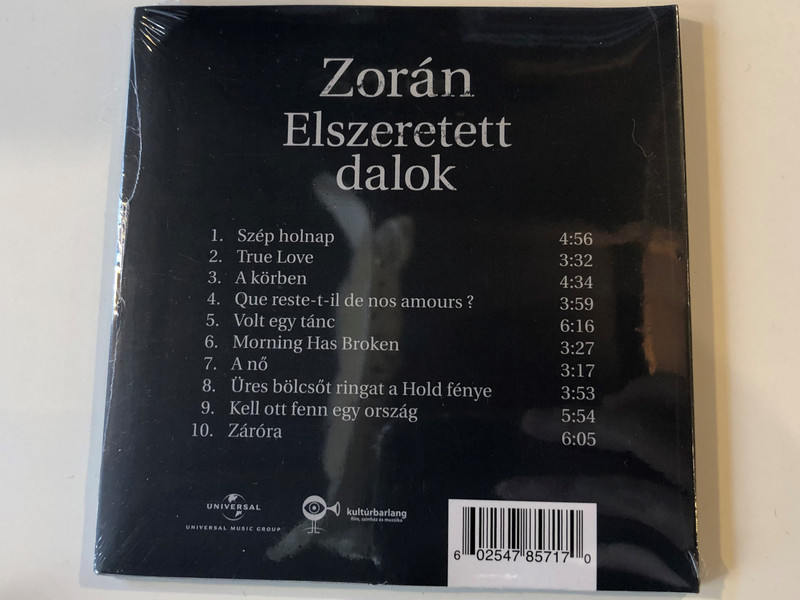 Zorán - Elszeretett dalok / Universal Music Audio CD / 60254785717
