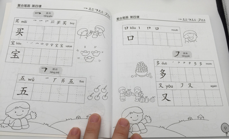 Writing Chinese is Fun! Basic strokes and stroke orders / Learning Chinese basic writing for Children / Paperback / Asiapac Books (9789812294319)