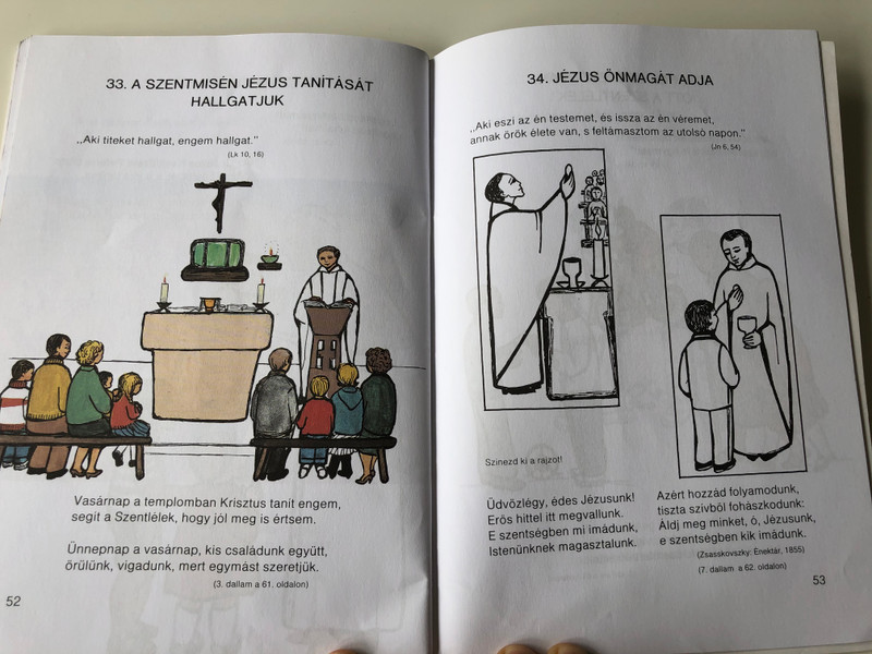 A mennyei Atya szeret minket by Edelényi István, Katona József, Lukács István / Római Katolikus hittankönyvek - Új sorozat / Hungarian Catholic Religious Education book / Illustrated by Kis Mária (9789633617052)