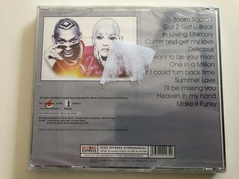 T-Spoon / Record Express ‎Audio CD 1999 / 942.297-2