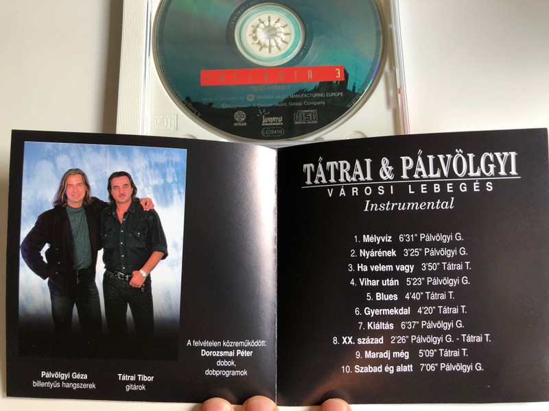 Tátrai & Palvolgyi - Varosi Lebeges - Instrumental / Trilogia 3 / Magneoton Audio CD / 0630-16849-2