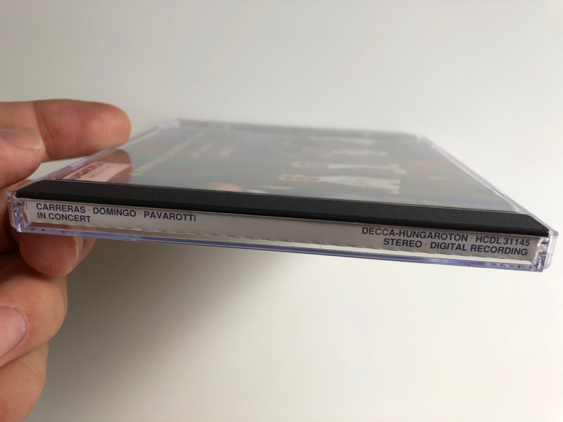 Carreras, Domingo, Pavarotti, Mehta ‎– In Concert / Hungaroton Audio CD 1990 Stereo / HCDL 31145