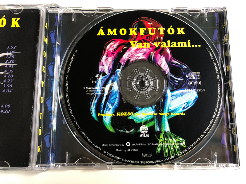 Ámokfutók ‎– Van Valami... / Magneoton ‎Audio CD 1997 / 3984-21270-2