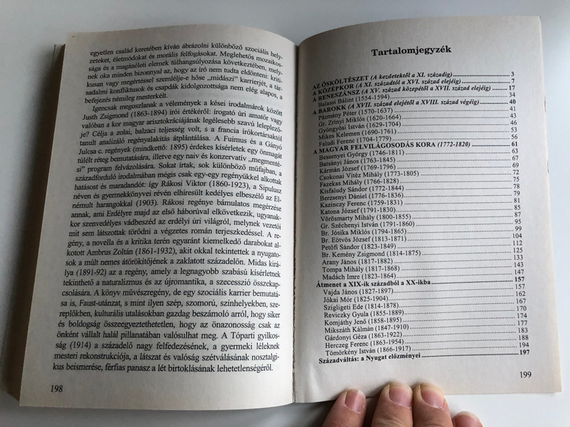 A magyar irodalom története - az ősköltészettől a felvilágosodásig / by Szilágyi V. Ferenc / Anno kiadó 2004 / Hungarian Literary History - from ancient poetry to renaissance / Paperback (9633753481)