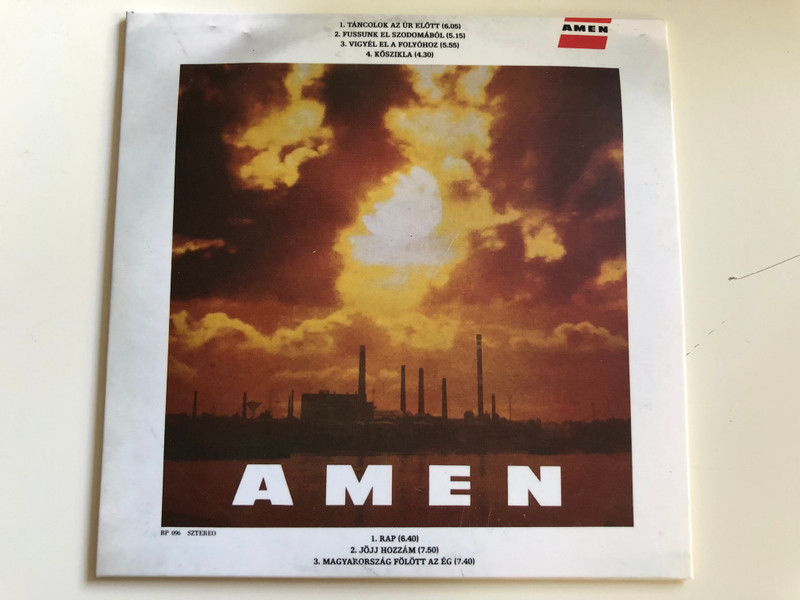 Ámen I. - Pajor Tamás / BP 096 Audio CD 2017 / Ámen 1989 Album / Fussunk el Szodomából, Kőszikla, Jöjj hozzám / Hungarian Christian Rock Band (AMEN1-1989CD)