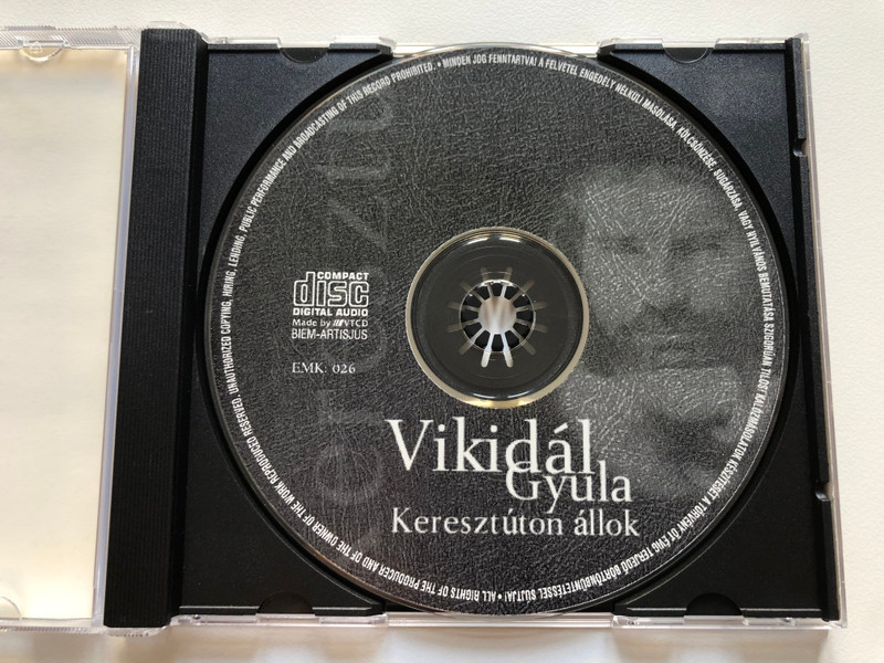 Vikidál Gyula ‎– Keresztúton Állok / Exkluziv Music Kiadó ‎Audio CD / EMK 026