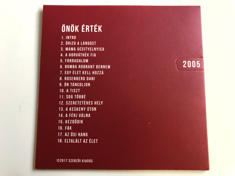 Pajor Tamás - Önök érték / Forradalom, Egy élet kell hozzá, A keskeny úton, az ősi hang / Audio CD 2005 / Pajor Tamás & Amen CD 5 - 2017 (ÖnökÉrtékCD2005)