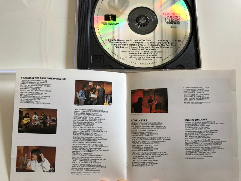 Mandoki ‎– Out Of Key... With The Time / Electrola ‎Audio CD 1992 / 1C 564-799 504 2