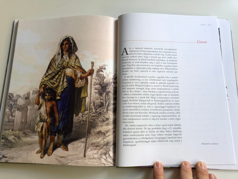 Cigányokról by Bencsik Gábor / Magyar Mercurius 2008 / Hungarian essay book about Gypsy Romani people in Hugary / Hardcover (9789639872035)