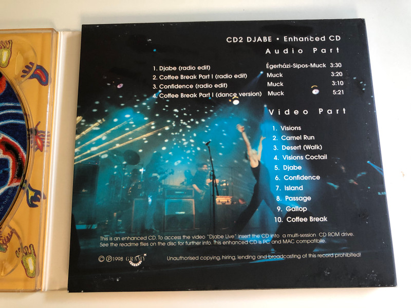 Djabe ‎- Special Guest Ferenc Snetberger – Witchi Tai To / Gramy Records ‎2x Audio CD 1998 / GR-007