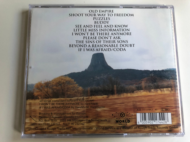 Nova Mob ‎/ World Service ‎Audio CD 1994 / RTD 157.1744.2