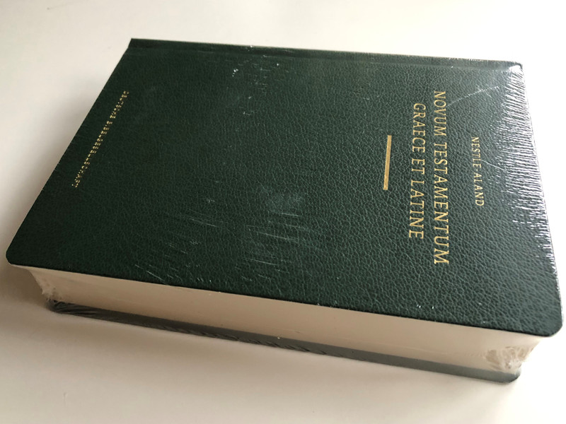 Novum Testamentum Graece et Latine (Nestle-Aland) / Greek and Latin New Testament / Deutsche Bibelgesellschaft / Nestle-Aland NT / Green Hardcover (9783438051639)