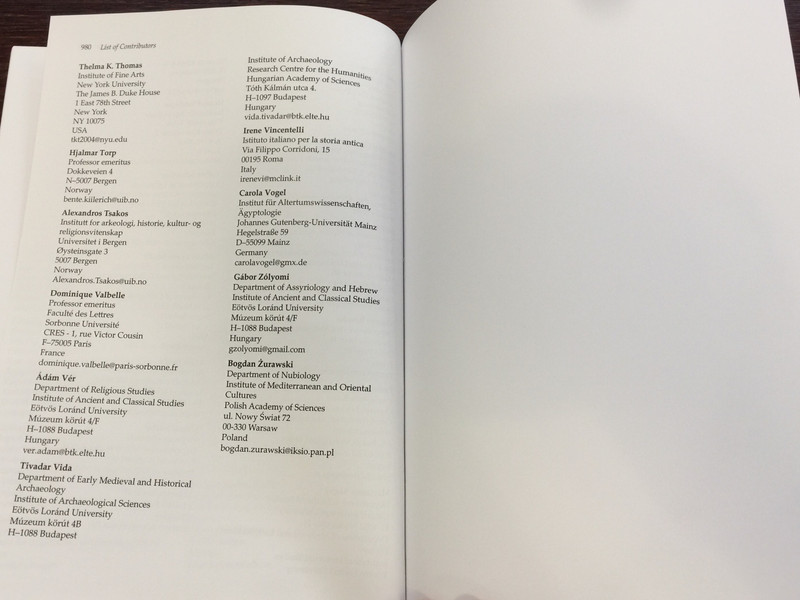 Across the Mediterranean - Along the Nile Volume 1&2 by Tamás A. Bács, Ádám Bollók and Tivadar Vida / Studies in Egyptology, Nubiology and Late Antiquity dedicated to László Török / Hardcover / Hungarian Academy of Sciences - Museum of Fine Arts 2018 (9786155766183)