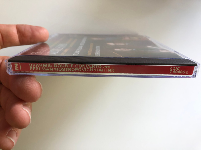 Brahms – Double Concerto = Doppelkonzert / Mendelssohn - Violin Concerto = Violinkonzert = Concerto Pour Violon / Itzhak Perlman, Mstislav Rostropovich, Concertgebouw Orchestra, Bernard Haitink / EMI ‎Audio CD 1988 Stereo / CDC 7 49486 2