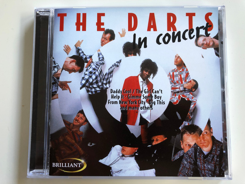 The Darts ‎– In Concert / Daddy Cool/The Girl Can't Help It, Gimme Some Boy, From New York City, Dig This, and many others / Brilliant Audio CD 1999 / BT33031