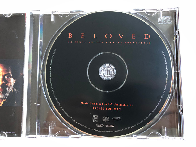 Beloved (Original Motion Picture Soundtrack) / Music Composed and Orchestrated by Rachel Portman ‎/ Epic ‎Audio CD 1999 / 492679 2