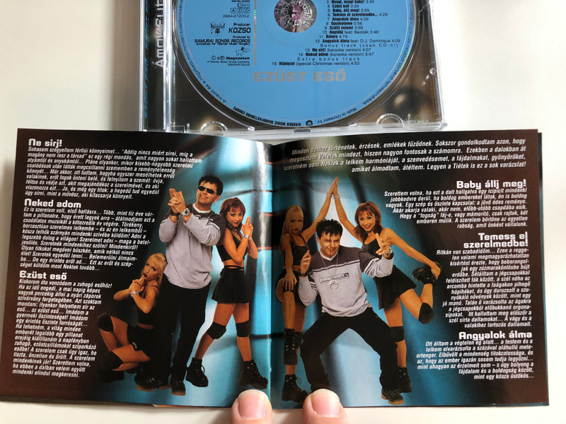 Ámokfutók ‎– Ezüst Eső / Including Hit Singles: Ne Sírj!, Neked Adom, Temess El A Szerelmedbe, Nyugi, Nyugi Baby! / Magneoton ‎Audio CD / 3984-27200-2