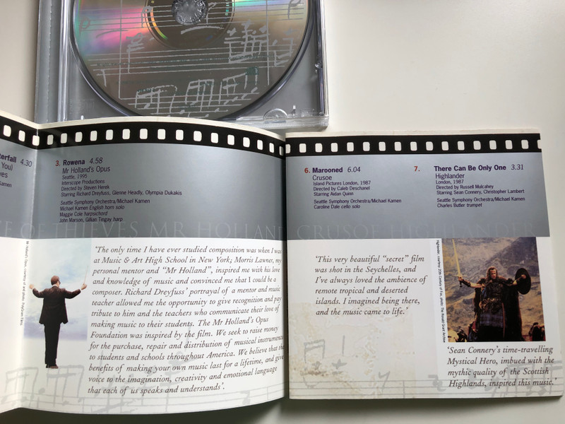 The Michael Kamen Soundtrack Album / London Records ‎Audio CD 1998 / 458 912-2