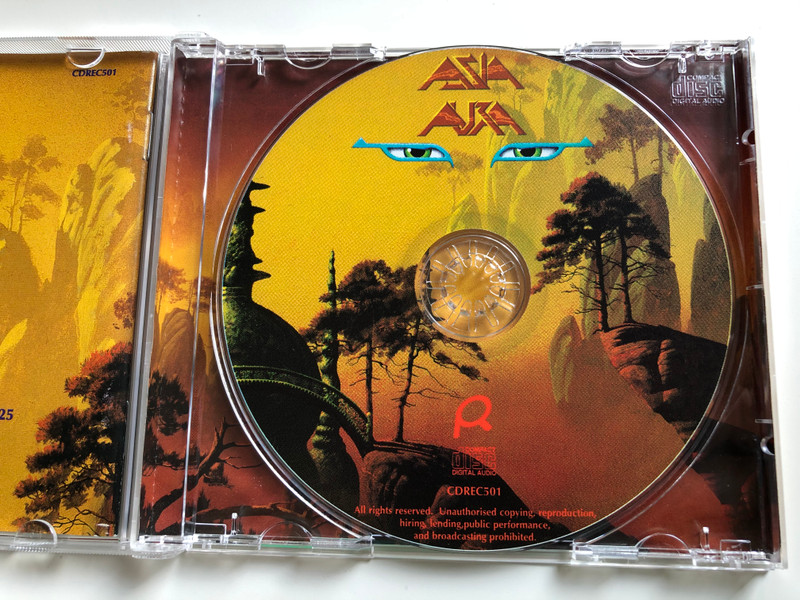 Asia – Aura / Recognition Records ‎Audio CD 2000 / CDREC501