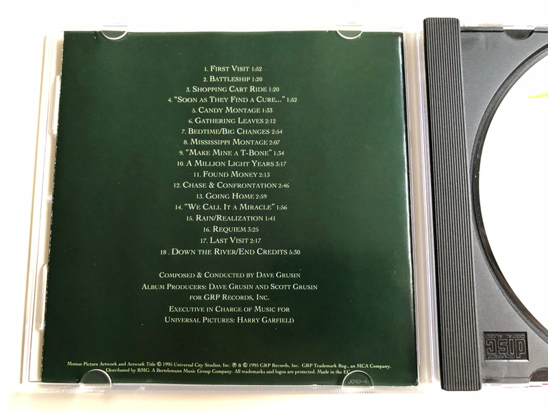 The Cure - Original Motion Picture Soundtrack / Music Composed & Conducted by Dave Grusin ‎/ Two boys found way to make one summer lost a lifetime / GRP ‎Audio CD 1995 / GRP 98282