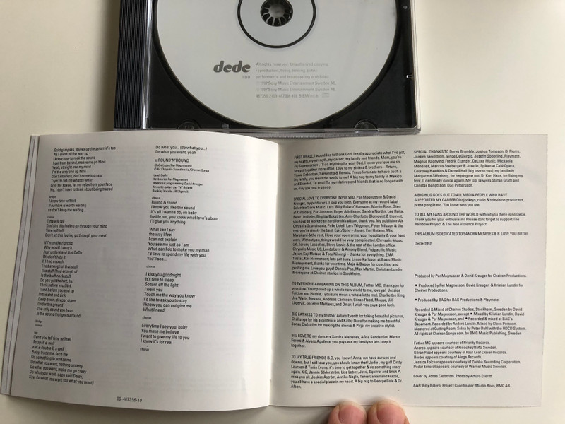 Dede ‎– I Do / Columbia ‎Audio CD 1997 / COL 487356 2