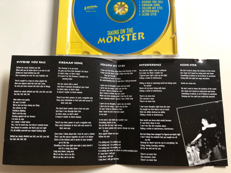 IDK ‎– Taking On The Monster / Earache Records ‎Audio CD 1997 / MOSH 172 CD