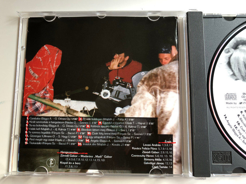 Csinibaba / Az Objektiv Filmstudio filmje / Bouvard & Pécuchet Records ‎Audio CD 1996 / BMC CD 002