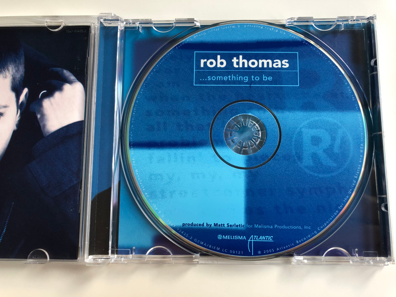 Rob Thomas ‎– ...Something To Be / Atlantic ‎Audio CD 2005 / 7567-93435-2