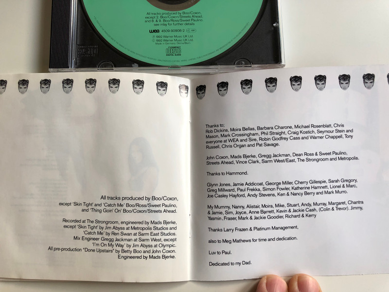 Grrr! - It's Betty Boo / WEA ‎Audio CD 1992 / 4509-90908-2