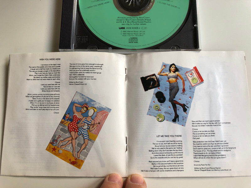 Grrr! - It's Betty Boo / WEA ‎Audio CD 1992 / 4509-90908-2