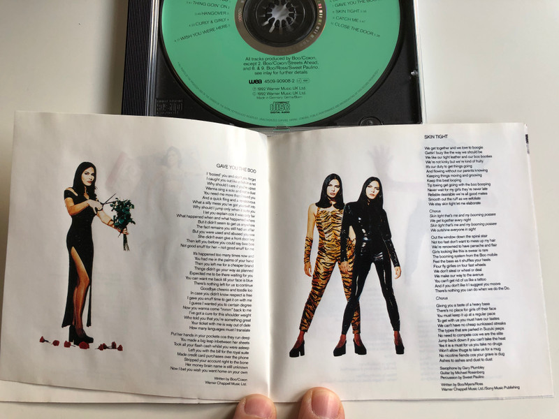 Grrr! - It's Betty Boo / WEA ‎Audio CD 1992 / 4509-90908-2