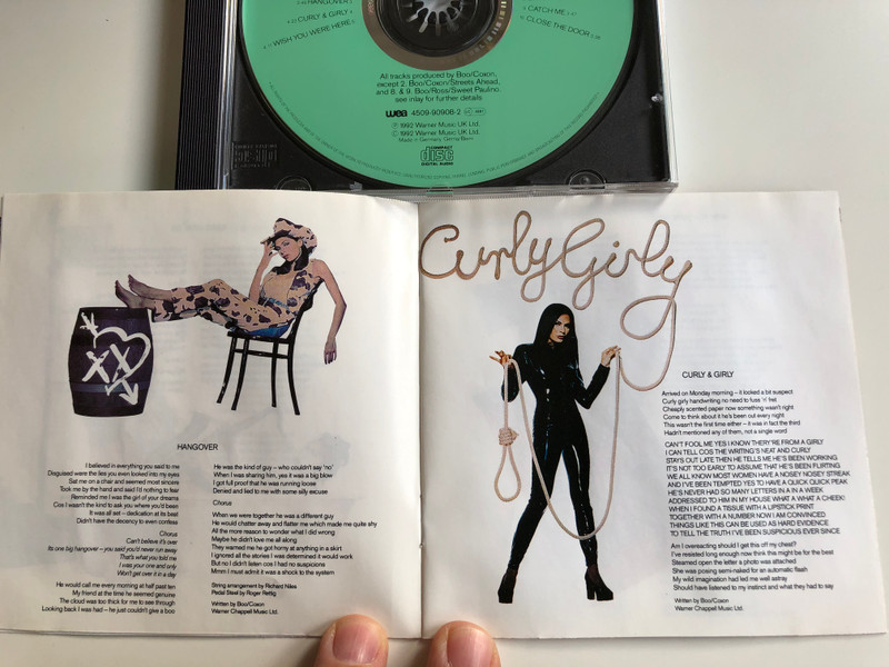 Grrr! - It's Betty Boo / WEA ‎Audio CD 1992 / 4509-90908-2