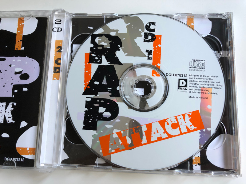 Rap Attack / Tag Team, A Tribe Called Quest, Smooth, Grandmaster Flash, Assault Team, Boogie Down Productions, Digital Underground, Fu-Schnickens, Wee Papa Girl Rappers / Disky ‎2x Audio CD 1997 / DOU 878312
