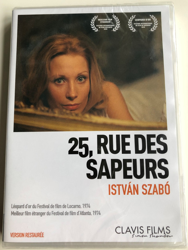 25, Rue des Sapeurs DVD 1973 Tűzoltó utca 25 / Directed by István Szabó / Starring: Lucyna Winnicka, Margit Makay, Bálint András, Zelk Zoltán / French release (3700246907459)