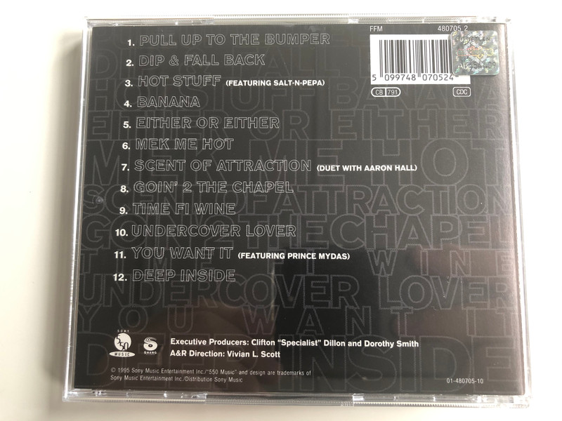 Patra ‎– Scent Of Attraction / 550 Music ‎Audio CD 1995 / 480705 2