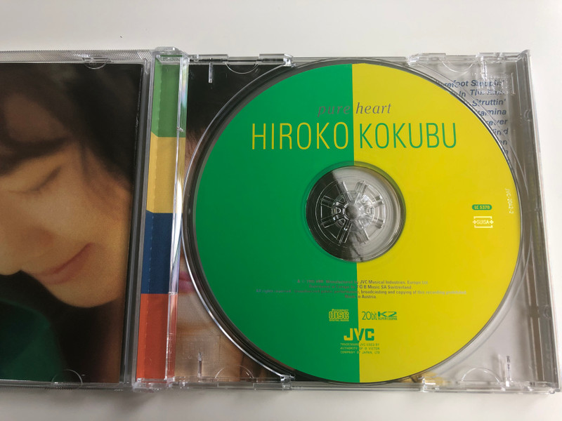 Hiroko Kokubu ‎– Pure Heart / JVC ‎Audio CD 1995 / JVC-2040-2 / 国府 弘子