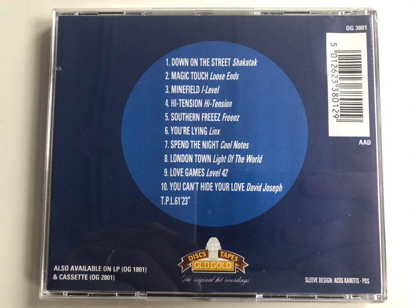 Club UK - Ten Extended UK Club Hits / Old Gold Audio CD 1990 / OG 3801