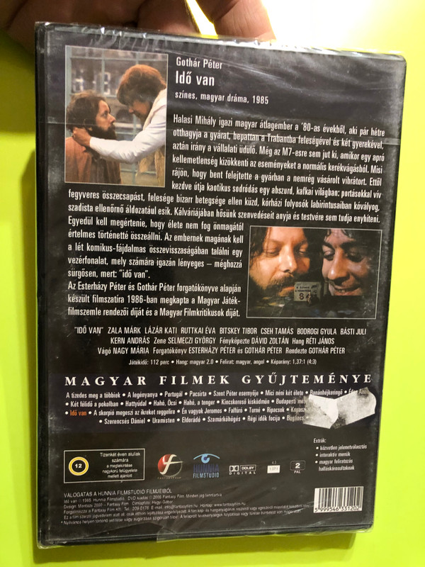 Idő van DVD 1985 Time / Directed by Gothár Péter / Starring: Zala Márk, Lázár Kati, Ruttkai Évva, Cseh Tamás, Kern András / Magyar Filmek Gyűjteménye 16 (5999546331202)