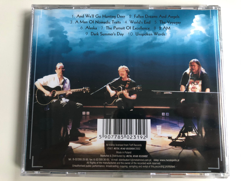 Pendragon ‎– Acoustically Challenged / Metal Mind Records ‎Audio CD 2002 / PROG CD 0085 DG