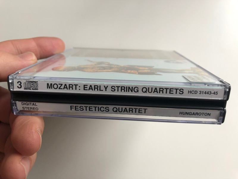 Mozart - Early String Quartets K.80, 155 -160, 168 - 173 / Festetics Quartet ‎/ Hungaroton ‎3x Audio CD 1995 Stereo / HCD 31443-45