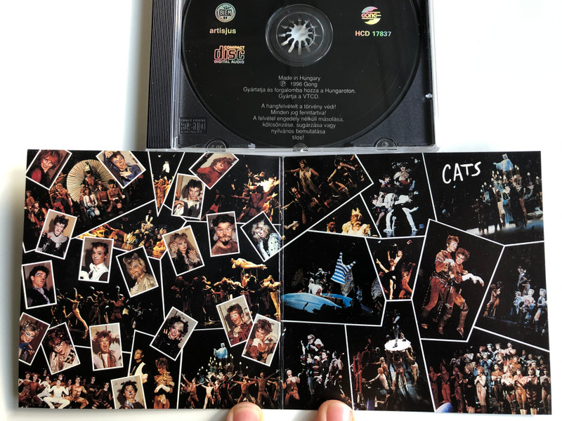 Cats / Zenes Reszletek A Madach Szinhaz Macskak Eloadasabol / Gong ‎Audio CD 1996 / HCD 17837
