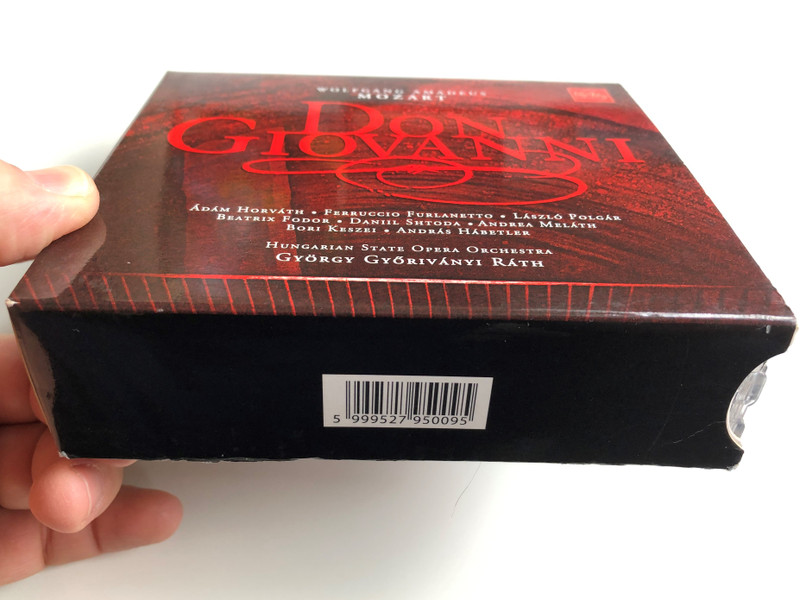 Wolfgang Amadeus Mozart ‎– Don Giovanni / Ádám Horváth, Ferruccio Furlanetto, László Polgár / Hungarian State Opera Orchestra, György Győriványi Ráth / Vox Artis Classics ‎3x Audio CD 2008 / VA 010
