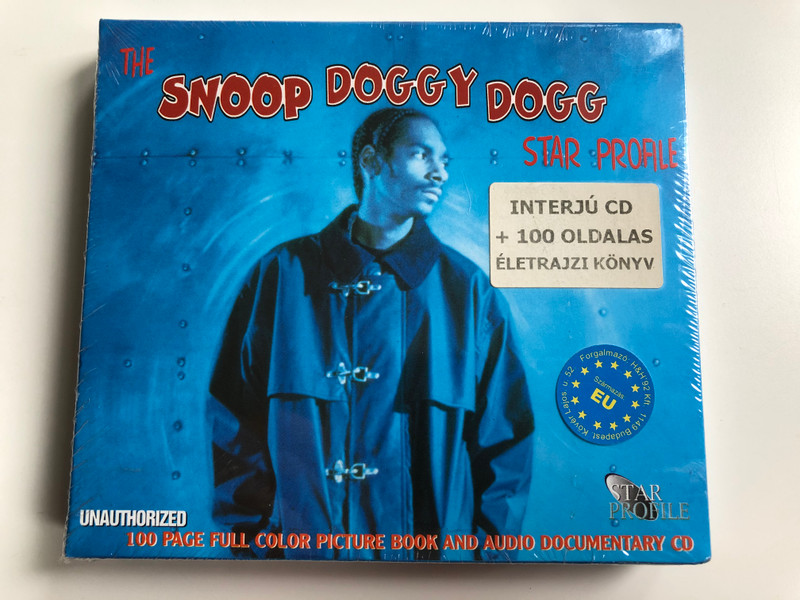 The Snoop Doggy Dogg ‎– Star Profile / 100 Page Full Color Picture Book And Audio Documentary CD / Point Entertainment Ltd. ‎Audio CD + Collcetors Book 1999 / 8248