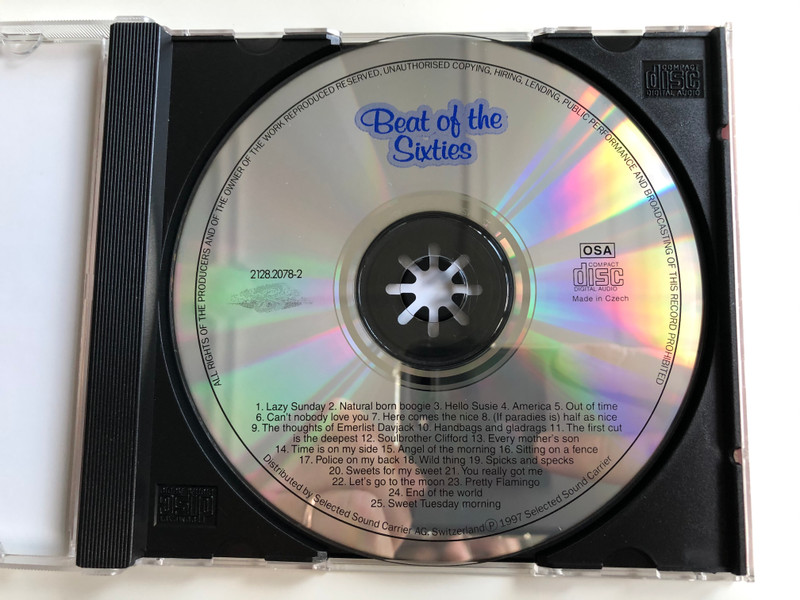 From Blues To Beat / Small Faces - Lazy Sunday, Humble Pie - Natural Born Boogie, Amen Corner - Hello Susie, Nice - America, Chris Farlowe - Out Of Time, Joni Mitchell - Big Yellow Taxi / Selected Sound Carrier AG ‎3x Audio CD, Box Set 1997 / 5407